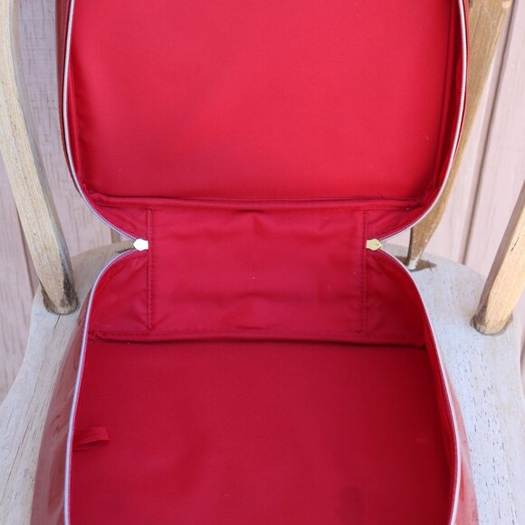 Estee Lauder Make Up Bag Red Case Cosmetic Bag - Picture 12 of 15